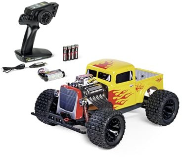Carson 500404313 1:10 Rodstar 2.4GHz 100% RTR - Ferngesteuertes Auto, Offroad Truggy, inkl. Batterien und Fernsteuerung, Bedruckte Karosserie