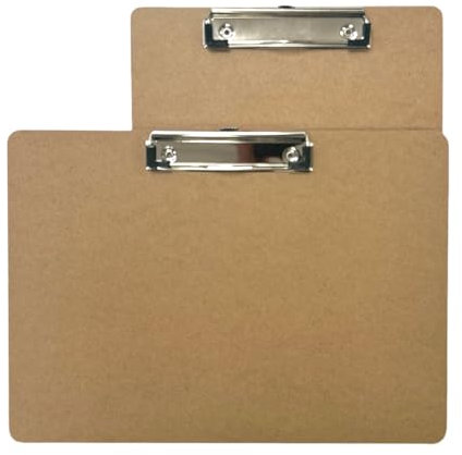Pack of 2 A4 Wooden Clipboards � Portrait & Landscape Orientation