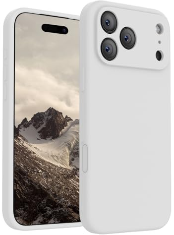 FireNova Magnetic for iPhone 17 Pro Case, Compatible with MagSafe, [Integrated Silicone Camera Control Button] [Camera Protection] Anti-Scratch Microfiber Lining Phone Case, 6.3, White