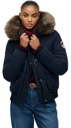 Superdry Everest Ella Bomber Jacket M Blue