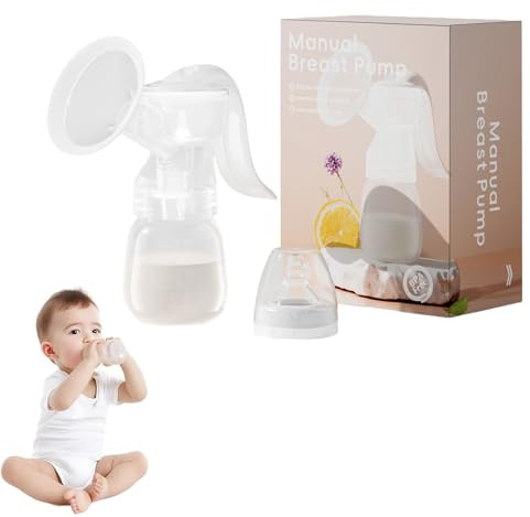 Extractor de Leche Manual,Extractor de Leche Materna,Sacaleches Manual,Breast Pump,Recolector de Leche Materna,Extractors de Leche,Sacaleches Sin BPA,Portable,Compacto