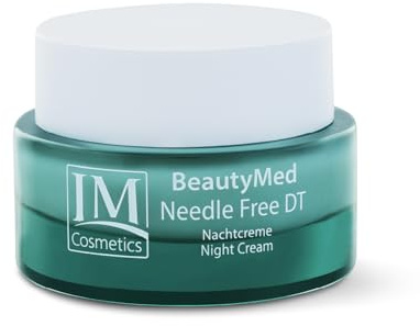 Genius IM Cosmetics BeautyMed Needle Free DT Nachtcreme 50 ml- Regenerierende Anti-Aging Feuchtigkeitscreme mit Hyaluronsäure für straffe, glatte Haut über Nacht- regt Kollagen an Dr. Michaela Fuchs