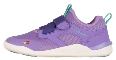 Trollkids Kids Bergen Barefoot Hiker | Schlupfschuh, Klettverschluss, Flexible Laufsohle