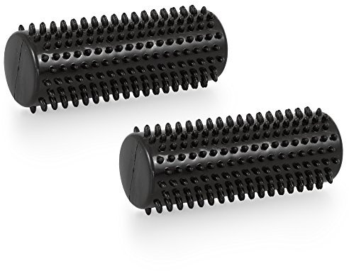 Igel Massagerolle, Noppenrolle, luftgefüllt, Sparset Schwarz, 2 Stück