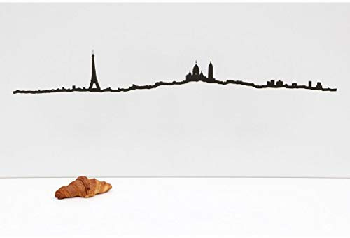 The Line City Skyline Wandbild Paris Silhouette, 125 cm