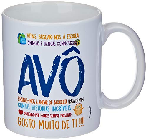 Mopec G900.3.7 Keramiktasse Ensinas-nos a Andar Fahrrad in Geschenkbox, Porzellan