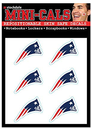 Wincraft 6er Gesicht Aufkleber 3cm - New England Patriots