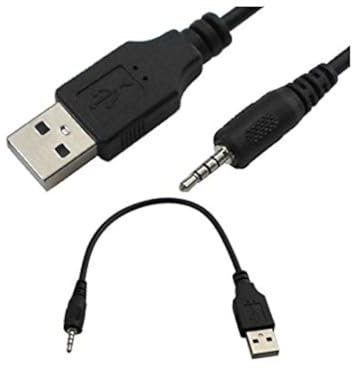 Bluexin Ersatz-USB-Ladekabel für JBL Synchros E40BT E50BT J56BT S400BT S700 Kopfhörer und mehr