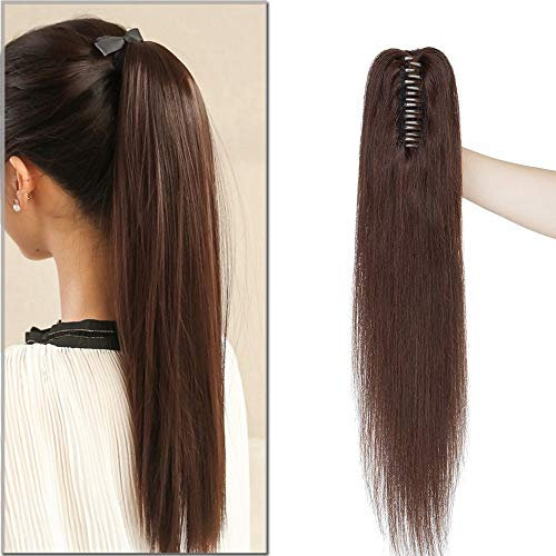 SEGO Ponytail Extensions Haarteile Echthaar Haarverlängerung
