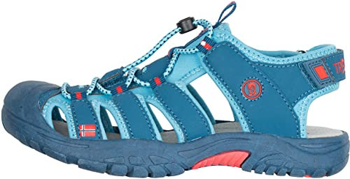 Trollkids Kids Kvalvika Sandal 32, dolphin blue