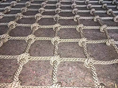 XHP Outdoor Climbing Nets Climbing Frame Net Heavy Duty Swing Net for Kids, Ladder Netting Sport Playground Large Play Indoor Climb 12mm Safe Rope (Color : 12cm-12mm, Size : 4 * 4m(13.2 * 13.2ft))