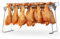 Hähnchenschenkel-Gestell für Räucherofen – 12 Schlitze Chicken Wing Rack Drumstick Halter – Antihaft, einfach zu bedienen, spülmaschinenfest, Premium-Qualität Edelstahl Hühnerregal