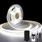 TTWAY COB LED Streifen Kaltweiß 6000K, 5M Dimmbares Flexibles 24V COB LED Streifen Licht set, 480 LEDs/M, GS Netzteil, mit RF Fernbedienung, CRI90+ helles Unterbaulicht für Fernseher, DIY Dekoration