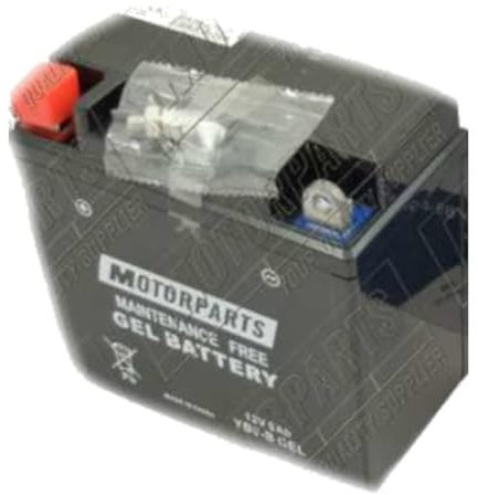 BATTERIA MOTORPARTS MINARELLI YB9-B-GEL 12V 9 AH COMPATIBILE CON MALAGUTI MADISON S 250 4T 99 > 01 SPECIFICA MOTO SCOOTER COMPLETA SENZA MANUTENZIONE GEL