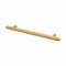 Decoranddecor Aurelia - Round Knurled Cupboard Handles | T-Bar Cabinet Handles | Kitchen Cupboard Pulls | Furniture Knobs - Gold - 320mm Hole Centre Distance