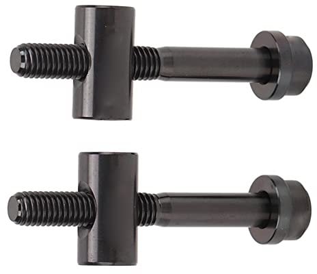 Keenso 2 PCS M5 X 40mm Seatpost Bolt,Titanium Alloy Bike Seatpost Screw for Seat Post(Black)
