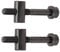 Keenso 2 PCS M5 X 40mm Seatpost Bolt,Titanium Alloy Bike Seatpost Screw for Seat Post(Black)
