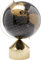 Kare Design Deko Objekt Globe Top, Schwarz, Gold, Globus, Edelstahlgestell, Deko für Wohnzimmer, Bücherregal, 47x30x30 cm (H/B/T)