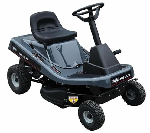 Ama Trattorino rasaerba MRS 145-76: Trattorino tagliaerba con motore 4 tempi Loncin OHV monocilindrico 432 cc, Per giardini di piccole e medie dimensioni, Multifunzionale