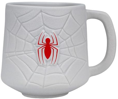 Taza Spiderman Web - Producto oficial Marvel, taza de cerámica, regalo original para fans de Spidey, mercancía Disney, 450ml