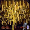 Acxilexy Solar Meteorschauer Regen Lichter, 30 CM 10 Tubes 240 LEDs Schneefalllichter Meteorschauer Regenlicht, Fernbedienung, Wasserdichte Eiszapfen Lichter für Weihnachten Garten Baum