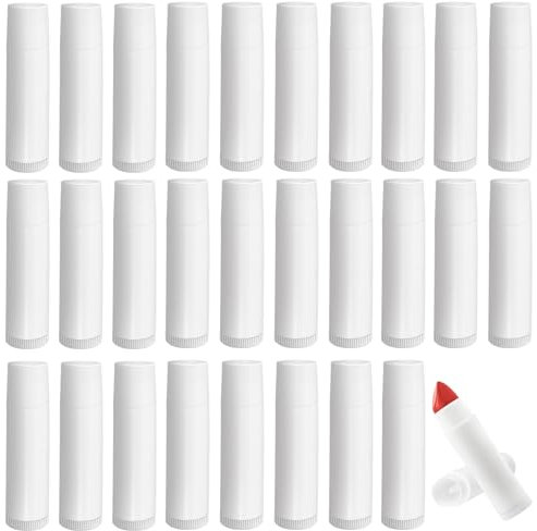 Doygim 30 Stück Lippenstifthülsen Leer Lippenstifthülsen Zum Selbst Befüllen Lippenstift Selber Machen Set Tiegel Für Pflegestifte Lippenbalsam Lippenstift Hülle Lippenpflege Hülsen Leer
