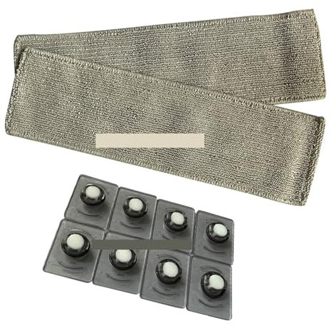 MhaRt Kompatibel for Dreame T20 T30 T10, kompatibel for XiaoMI G9 G10 kabelloser Handstaubsauger, Ersatzteile, HEPA-Filter, Mopptuch-Zubehör (Color : Mop Cloth)