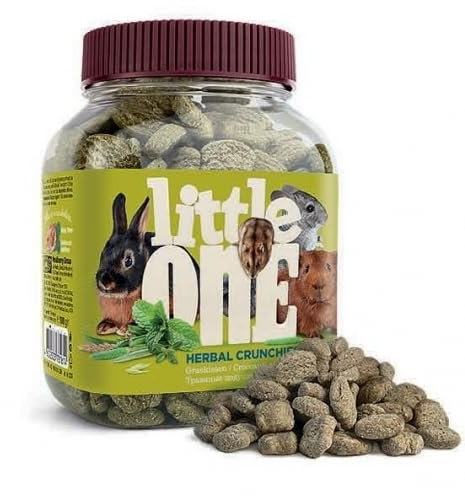 Little One Snack | Snacks für Nager | Kaninchen | Chinchillas | Degus | Meerschweinchen | 5 x 100 g (Kräutertabletten)