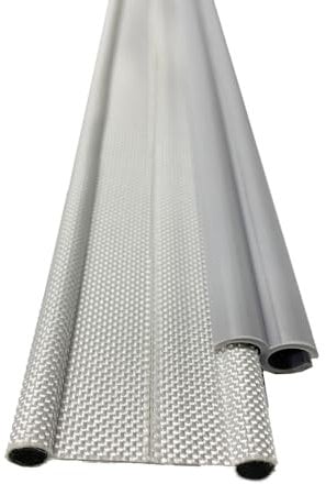 6 piezas de 50 cm con figura de ocho canales y 3 metros de 6 mm a 6 mm, kit de montaje de toldo para adaptarse a rieles de canal de toldo para cámper, furgoneta, autocaravana, caravana