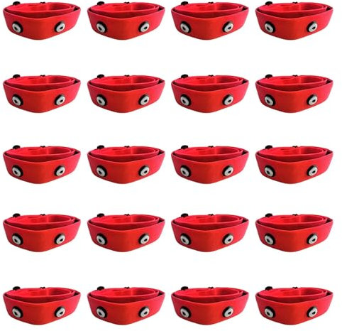 VENEKA 20X Banda de Repuesto Correa del Pecho del Monitor de Frecuencia CardíAca para