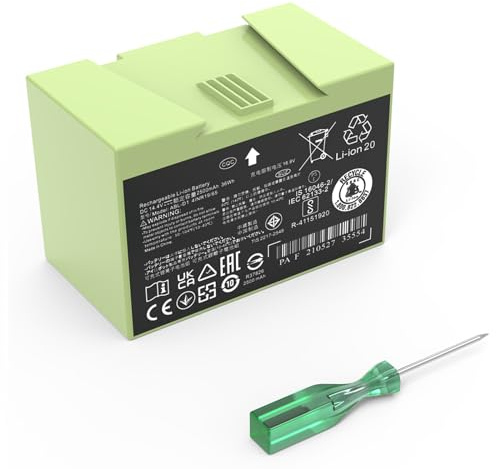 for iRobot Roomba e & i Series ABL-D1 Battery Replacement, Compatible with Roomba i8 i8+ i7 i7+ i4 i4+ i3 i3+ e5 e6 J7 J7+ J6+ J6 Plus J5 J5+ Series Li-ion Batteria Capacity 14.4V 36Wh