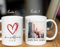 Fábrica de Regalos Mágicos | Pack de 2 tazas personalizadas para San Valentín, dia Enamorados con imagen