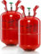 Lote de 2 botellas de helio (0,40 m³ cada una) – Infla hasta 100 globos | Botellas desechables para cumpleaños, boda, fiesta, fácil de usar – Zenda Club® (2 botellas helium, 2, 2)