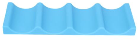 Warmhm Novelty Silicone Beer Bottle Mat Organizer Rack Blue Fridge Storage for Cans and Bottles Kitchen Bar Accessory for Parties and Gatherings
