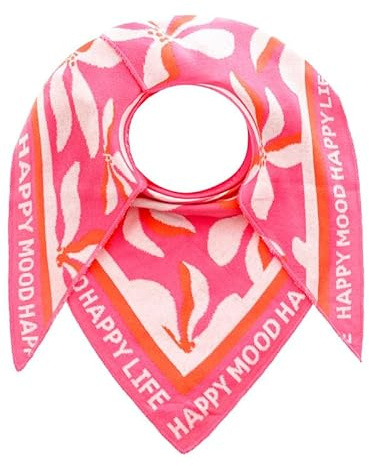 Zwillingsherz Schal Dreieckstuch Damen Halstuch viele verschiedene Muster, Leo Dog Herz u.a. Freizeit 50% Baumwolle, 50% Polyacryl