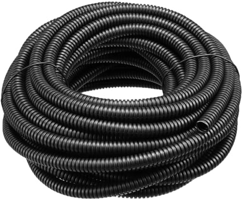 Flexible Conduit Tube Cable Management Sleeve Protection Pipe Underground Burial, External Trunking, Electrical Ducting, Cable protection (10.1mm - 10M)