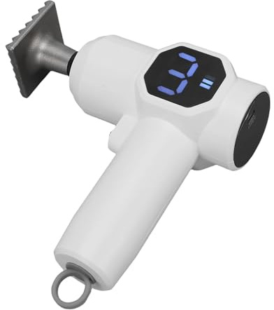 Pssopp Batticarne Elettrico, Batticarne Elettrico, Martello da Carne con Testa in Acciaio Inossidabile a 6 velocità Regolabile per Pollo, Maiale, Manzo, Bistecca Nan