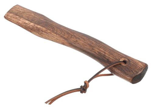 YARNOW Manico Accetta in Legno Liscio e Sostituibile per Sostituzione, Manico Curvo Compatto per Piccola da Giardino Resistente e Funzionale