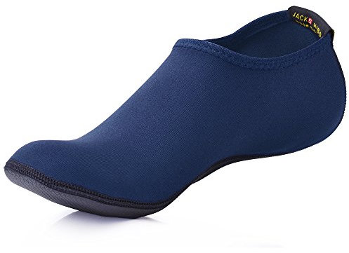 JACKSHIBO Schwimmschuhe Damen Barfussschuhe Barfußschuhe Herren Badeschuhe Wasserschuhe Strandschuhe Surfschuhe Aquaschuhe. Blau2 41/42 EU XL