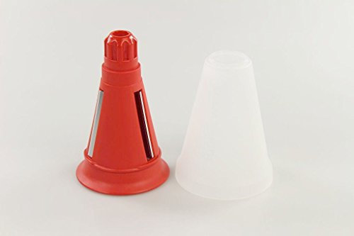 Tupperware Fusion Master Grattoir à Glace avec Housse de Protection Rouge
