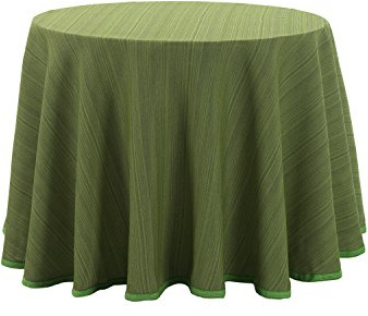 Martina Home Falda para Mesa Camilla modelo Ribera - Redonda de 80 - color Verde