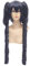 Baisheng Kuroshitsuji Ciel Frauen Phantomhive 30cm Base Perücke + 65cm Pferdeschwanz Mix Blue Straight Lange synthetische volle Cosplay Perücke (Basis Perücke 30cm+Zopf 65cm-Gemischtes Blau)