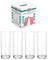 Lay-Z-Spa BWA0009 Premium Becher, praktisch unzerbrechliche, ultraklare Gläser, wiederverwendbar und spülmaschinenfest, ideal für Whirlpools, Pools, Camping und Picknicks, 340 ml, transparent, 4 Stück