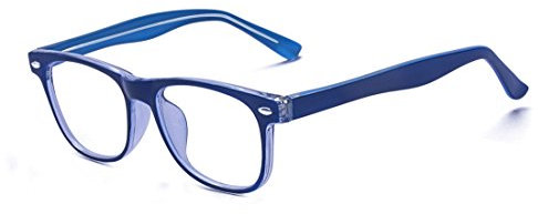 Outray Children Kids Teens Blue Light Shield Computer Reading/Gaming Glasses for kids Blue Frame