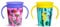 Munchkin® Miracle® 360 Wildlove Sippy Cup, 6 Oz, 2 Pack, Bee/Lemur
