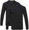 Gildan Hammer Herren Adult Long Sleeve T-Shirt, Schwarz (2er-Pack), XX-Large