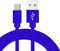 Samsung Galaxy Tab S10+ Ultra/Tab A8 10.5/A9/A05 A04s S21 FE Nylon Braided USB C Charger Cable 1M for Galaxy A40 A41 A21S A22 A70 A50 A71 A51 A20E A90 5G (BLUE)