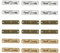 Aweisile Handmade Label Metall 120 Stück Handmade knöpfe Hand Made Tag Metall Label Hand Made Nähen Zubehör für Jeans Taschen Schuhe Mütze DIY Handwerk Schmuck Herstellung Zubehör,25mm