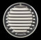 Steinberg14 Grille d'Aération Ronde 125mm - Aluminium avec Maille de Protection - Grilles de Ventilation - Registre d'évacuation d'air