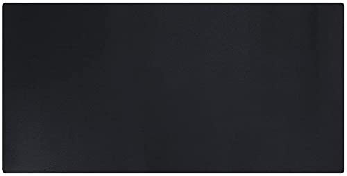 KINGFOM Schreibtischunterlage Schreibunterlage, PU Leder Schreibtisch Unterlage, Große Desk Mat Pad Wasserdicht Rutschfester für Büro und Zuhause (Single schwarz, 80x40cm)